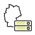 Icon für Hosting in Deutschland