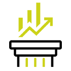 Icon für ökonomische Nachhaltigkeit